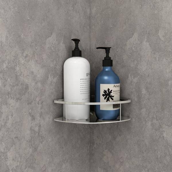 American Standard Passage 32 in. x 60 in. 4-Piece Glue-Up Alcove Bath Wall in Gray Concrete
