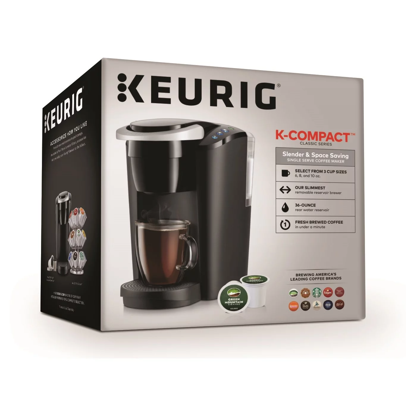 Keurig K-Compact Single-Serve K-Cup Pod Coffee Maker, Turquoise