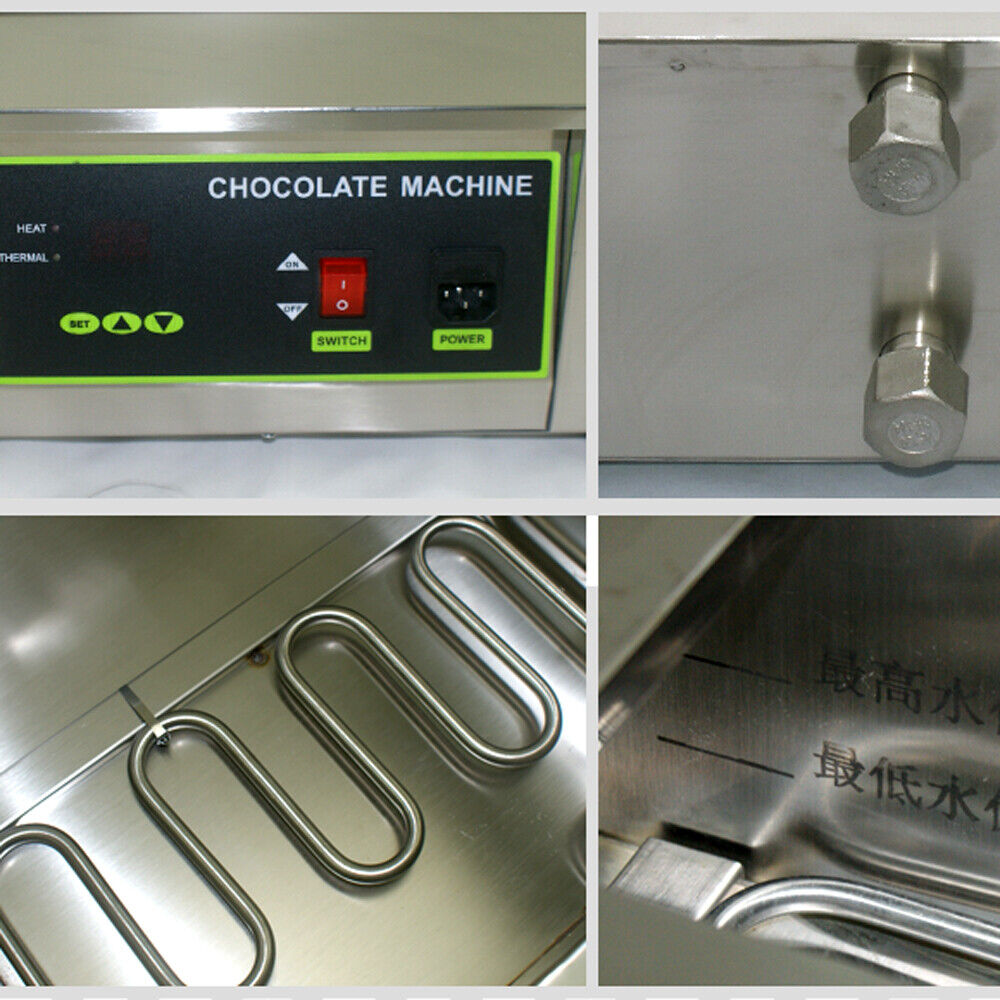 Chocolate Melting Pot Tempering Machine DIY Handmade Chocolate Tool Warmer 1000W Chocolate Melting Pot Machine Tempering Machine DIY Handmade Tool Warmer Temper Electric Chocolate Warmer
