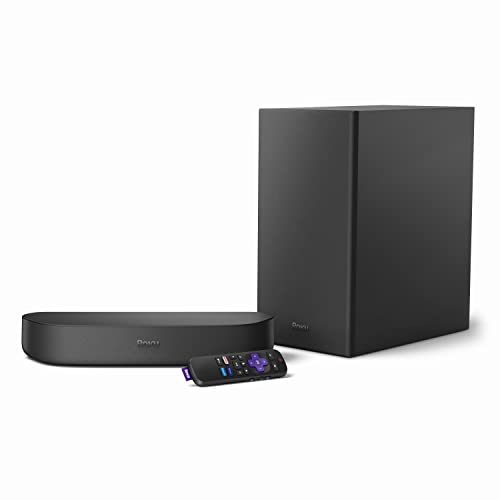 Roku Roku Streambar & Wireless Bass Wireless Bluetooth Remote Control App Control Standalone Streaming Media Player