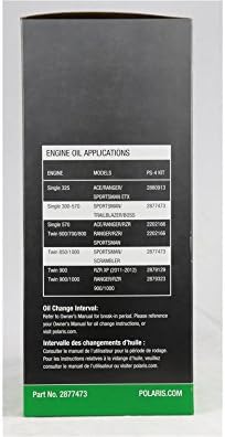 Polaris PS-4 Oil Filter Change KIT Sportsman ATV Ranger 330 400 500 550 850 Pack of 2