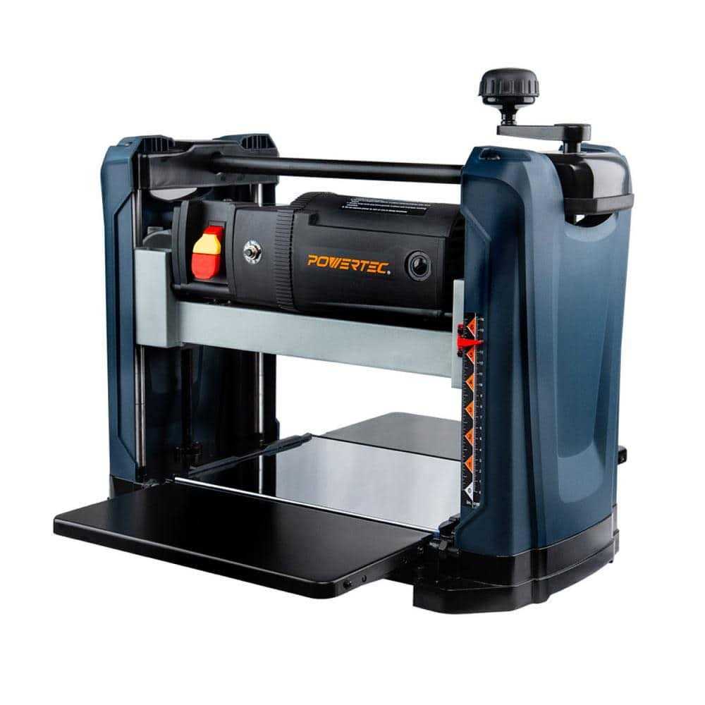 POWERTEC 15 Amp 2-Blade Benchtop Thickness Planer For Woodworking - Shop Hardware Tools Online Store