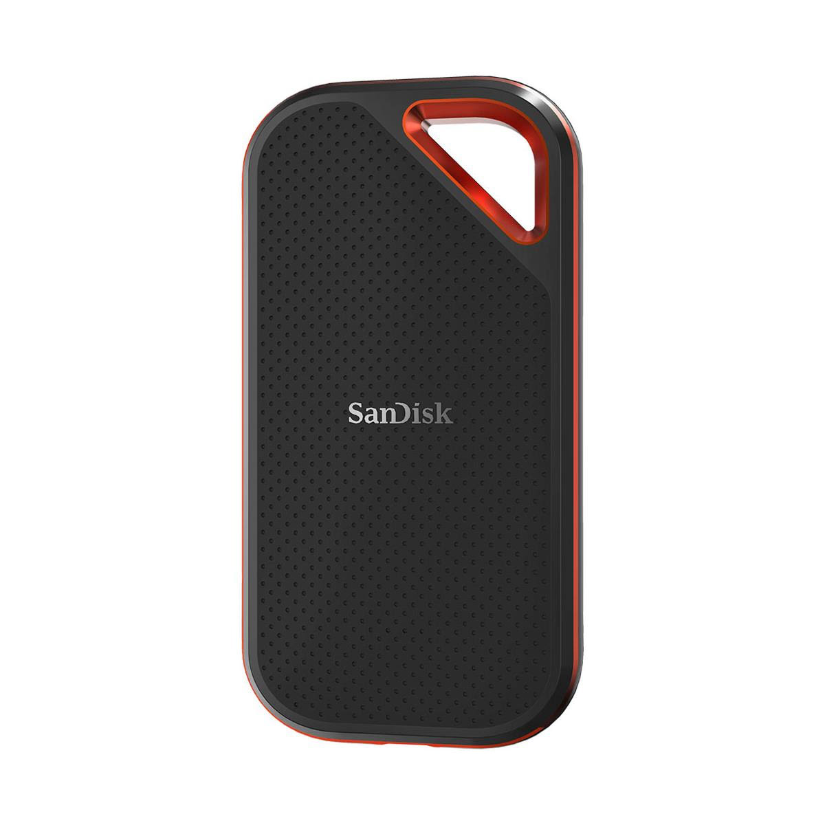 SanDisk - Extreme Pro 1TB External USB 3.1 Gen 2 Portable Solid State Drive - Black/Red