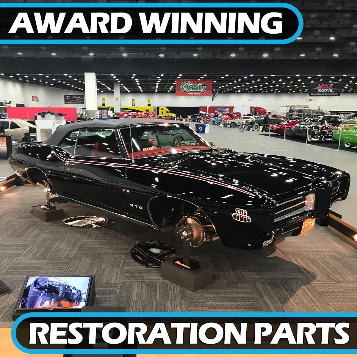 Inline Tube Replacement For 1964-65 Pontiac GTO Tri-Power Air Cleaner Assemblies