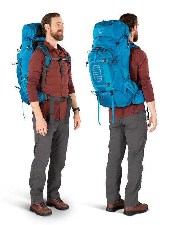 Osprey Aether Plus 60, Black / S/M