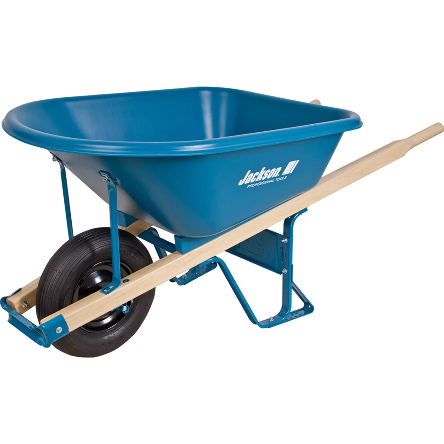 Jackson Blue Poly Wheelbarrow 5.75 cu ft - Curated Treasures Market