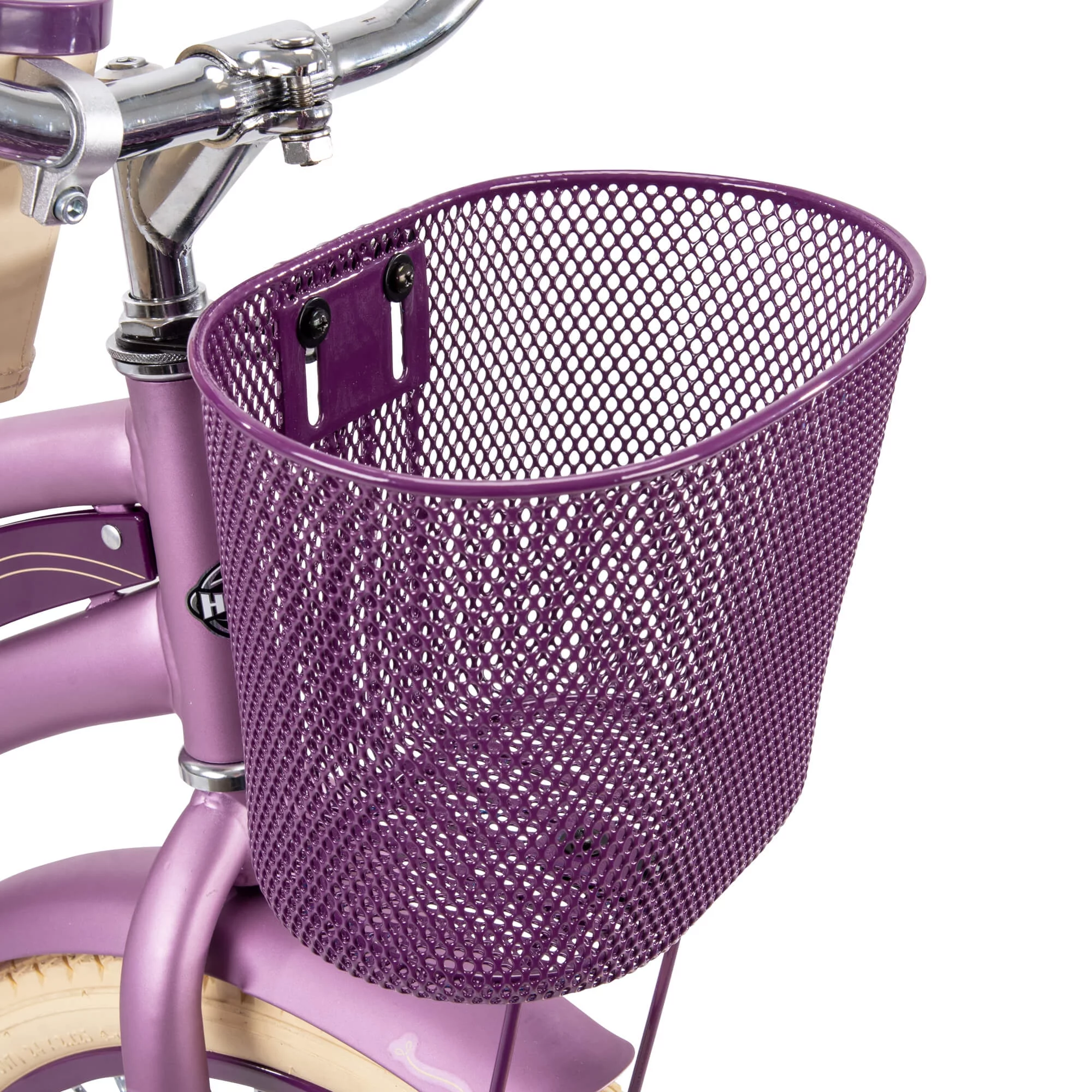Huffy 24" Nel Lusso Girls' Cruiser Bike, Purple Satin, Age 12+ Years