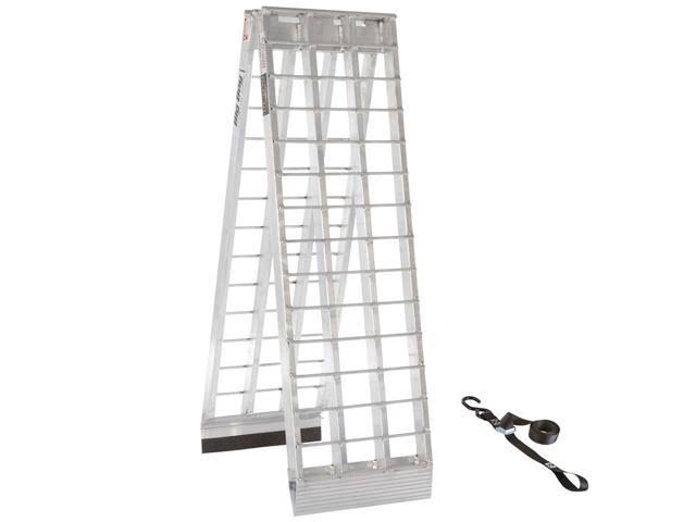 120x22 Single Runner Folding Aluminum Motorcycle Ramp