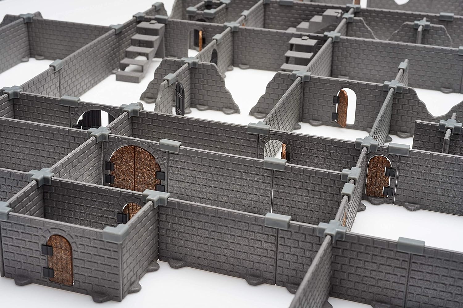 Modular Dungeon System: Tabletop & RPG Terrain Game Set for Dungeons & Dragons, Pathfinder, Castles & Crusades, 13th Age, Runequest, Asunder, Zombicide, and More! - Knight Set (460+ Pieces 1008 sqin)