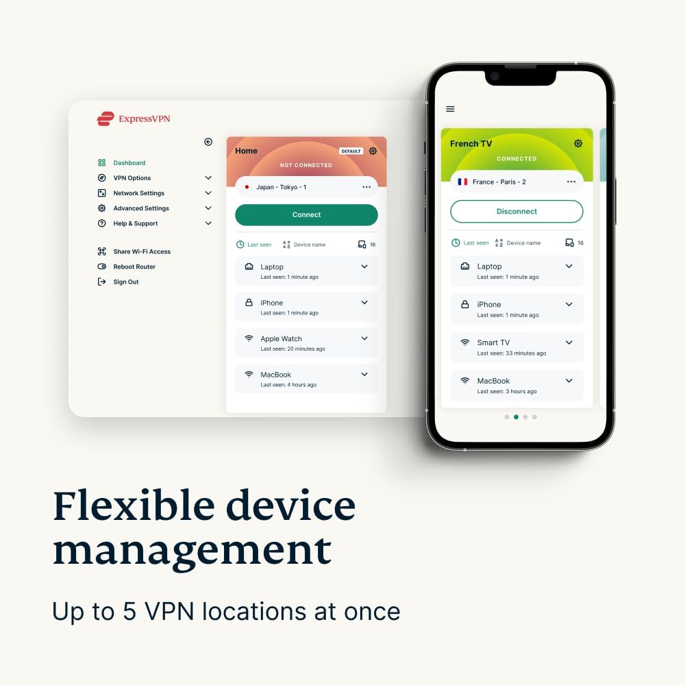 Aircove | Wi-Fi 6 VPN Router for Home | Protect Unlimited Devices | Free 30-Day ExpressVPN Trial | International Version