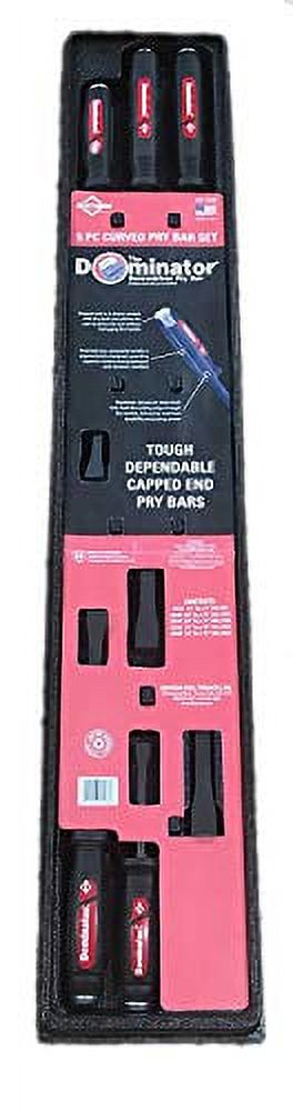 Mayhew 61366 Dominator Pry Bar Set, Curved, 5-Piece