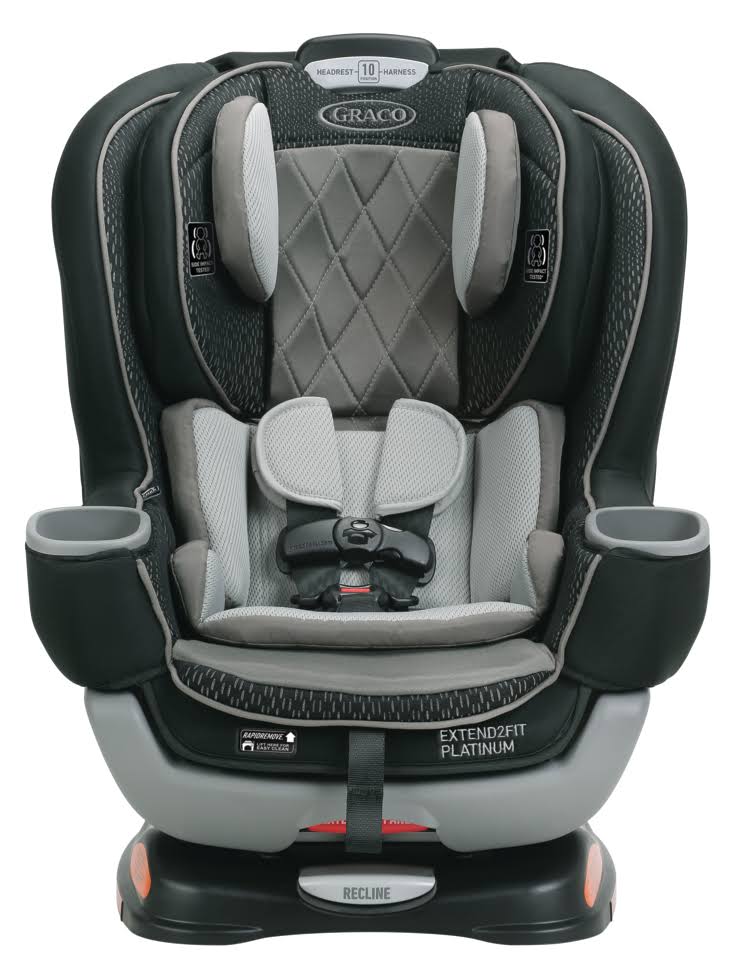 Graco Extend2Fit Platinum Convertible Car Seat - Hurley