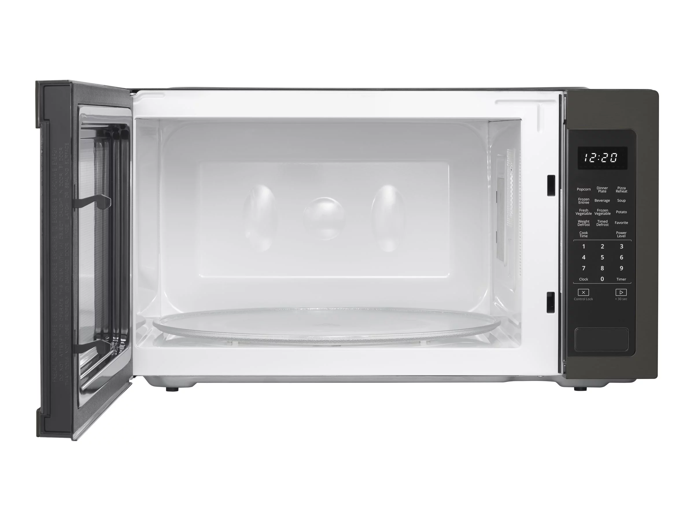 Whirlpool WMC50522HV - Microwave oven - 2.2 cu. ft - 1200 W - black stainless