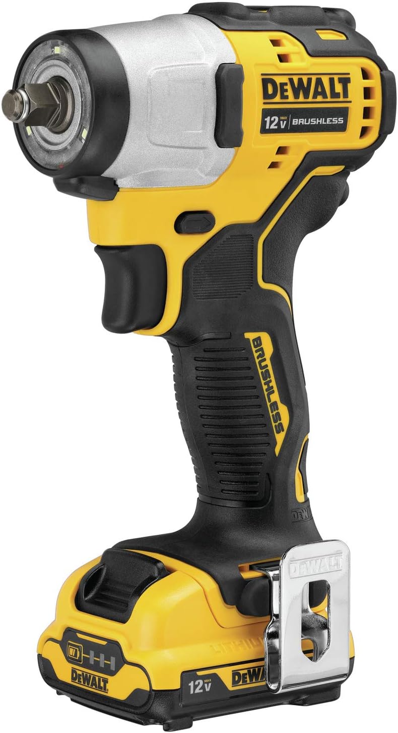 DEWALT XTREME 12V MAX Impact Wrench, Cordless Kit, 3/8-Inch (DCF902F2)