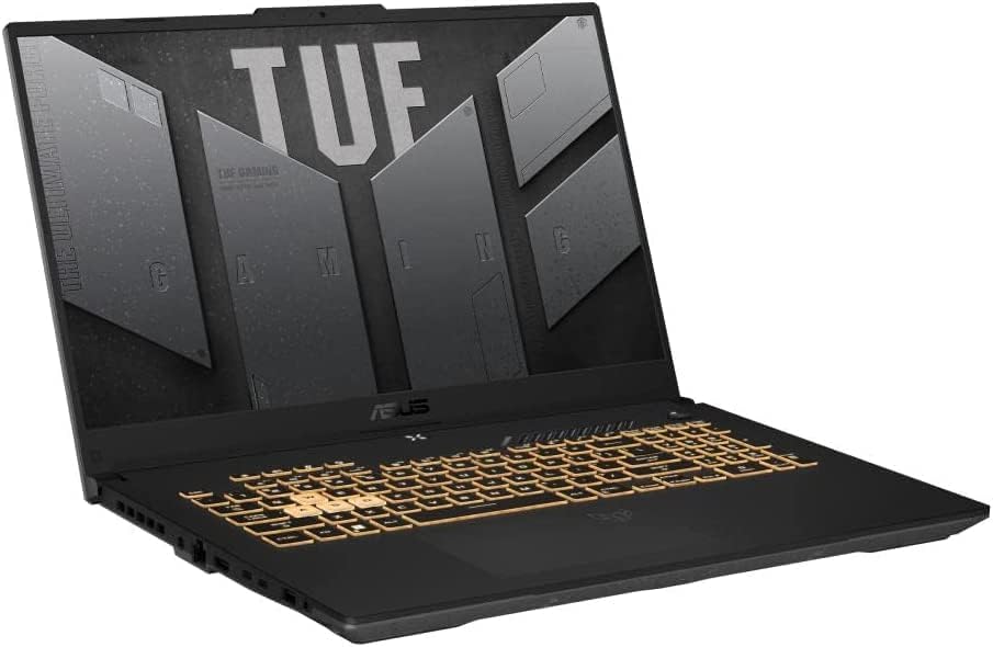 ASUS TUF A17 Gaming Laptop, 17.3" FHD 144Hz Display, AMD Ryzen 7 7735HS(Up to 4.75GHz), GeForce RTX 4060, Backlit KB, Wi-Fi 6, Win 11 Pro, with Microsoft Office Lifetime License