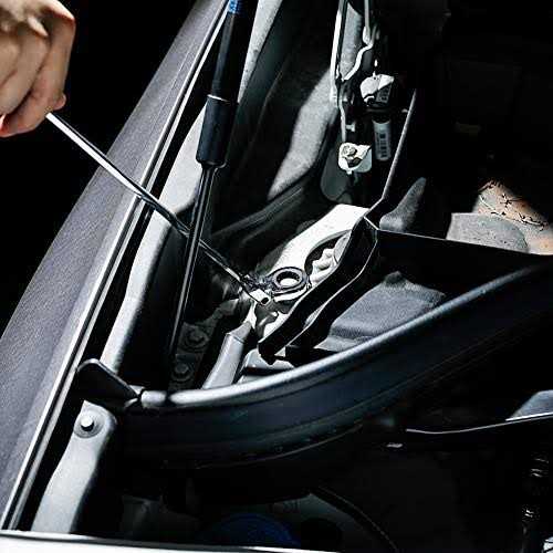 BULLTOOLS 6-Piece Flex-Head Extra Long Ratcheting Wrenches Double Box End Chrome Vanadium Steel 72-Tooth Wrench Set with Metric 8mm - Shop Hardware Tools Online Store