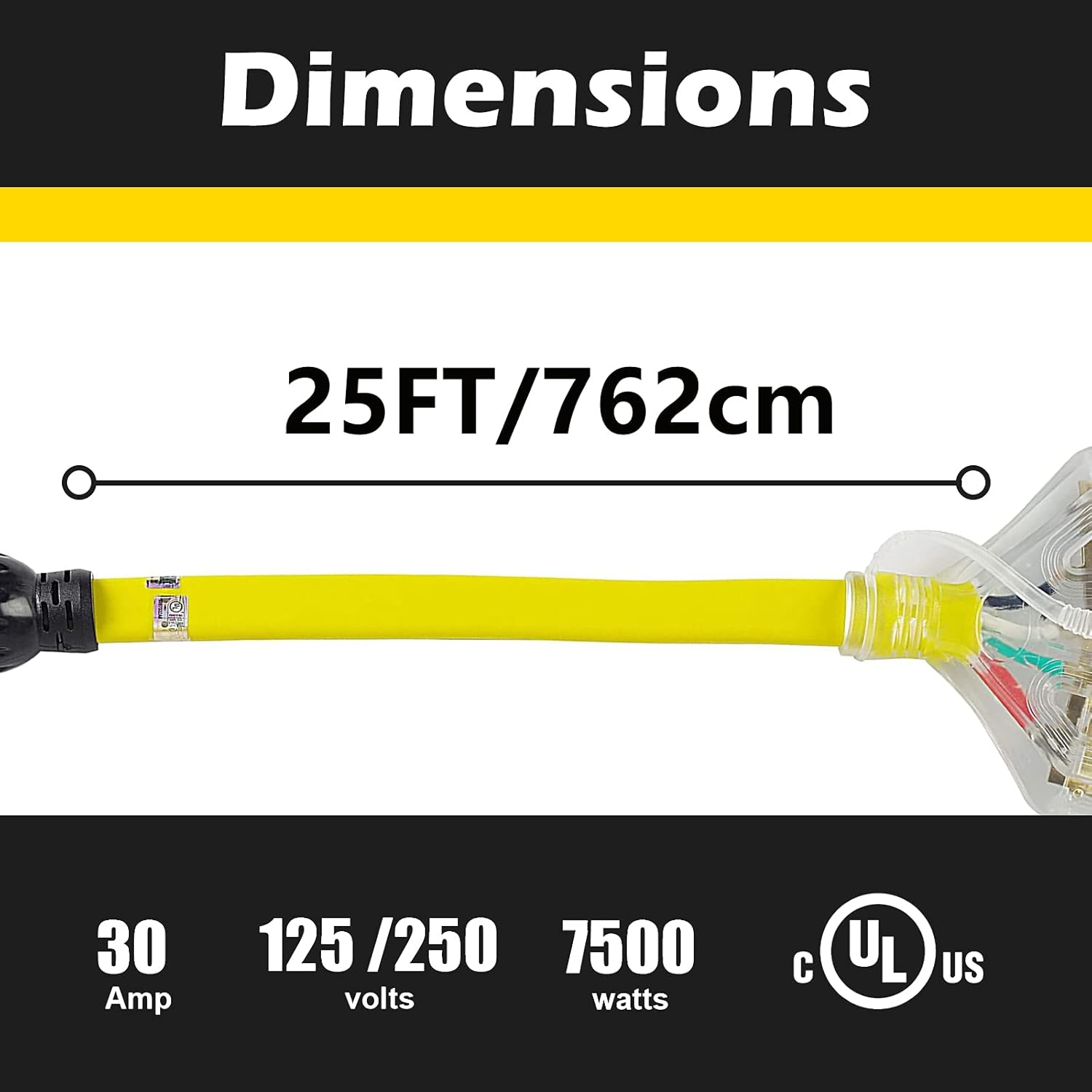 HZXVOGEN Power Extension Cord Welder Extension Adapter 50A 25FT 6-50R Female 6-50P Male Prong Heavy Duty Electric Extension Wire Generator Arc Stick MMA MIG TIG Welding Machine Cable-25FT