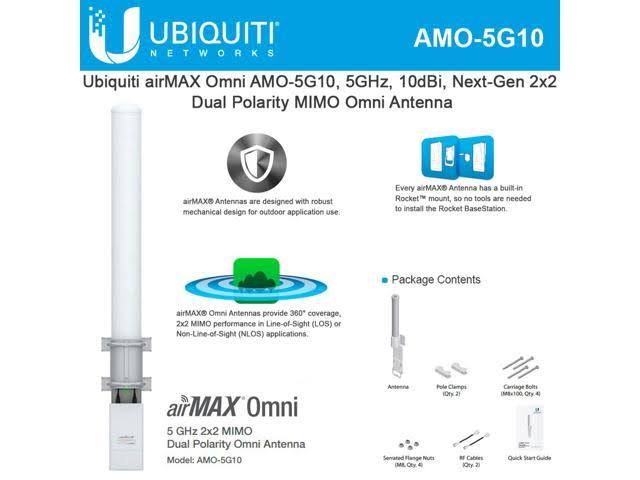 Ubiquiti AirMax Omni AMO-5G10 Antenna