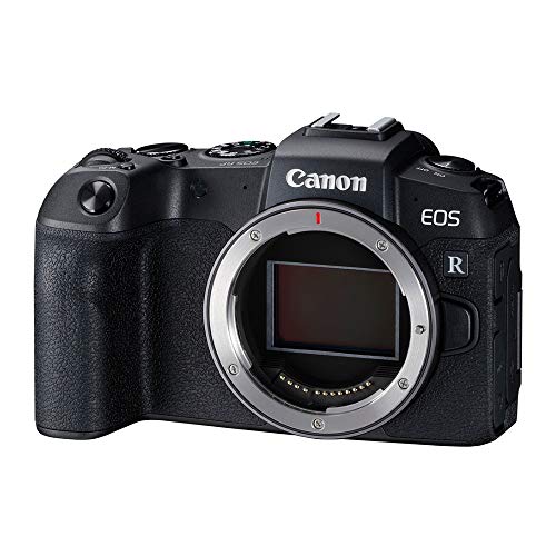 Canon EOS RP Full Frame Mirrorless Vlogging Portable Digital Camera with 26.2MP Full-Frame CMOS Sensor, Wi-Fi, Bluetooth, 4K Video Recording and 3.0” Vari-Angle Touch LCD Screen, Body, Black,
