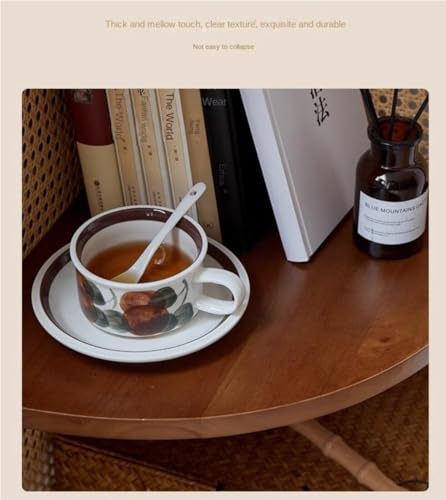 Corner Shelf Display Shelf 4 Tier Corner Shelf Wooden Corner Bookshelf Rattan Weaving Bookcase and Plant Stand for Living Room Bedroom Corner Bookshelf Corner Shelves(Log)