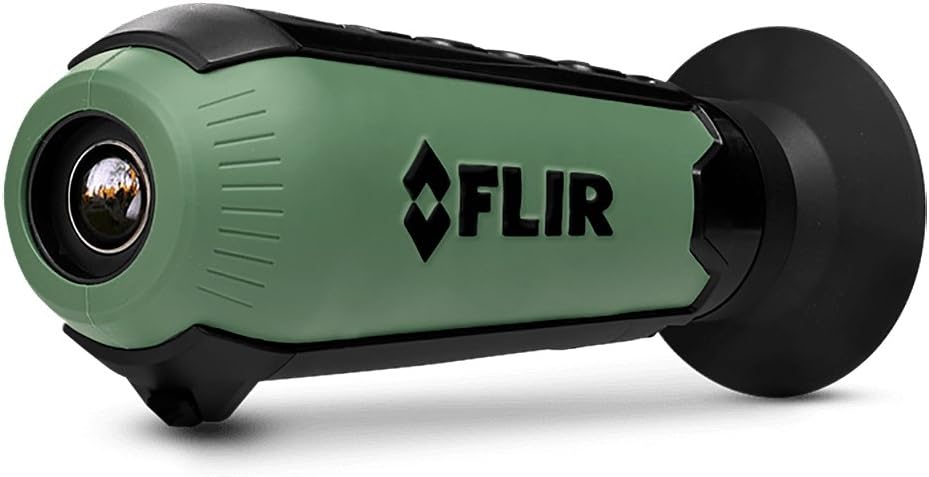 FLIR Scout TK Handheld Thermal Imaging Monocular Green, 6.0" x2"x 2" (L × W × H)