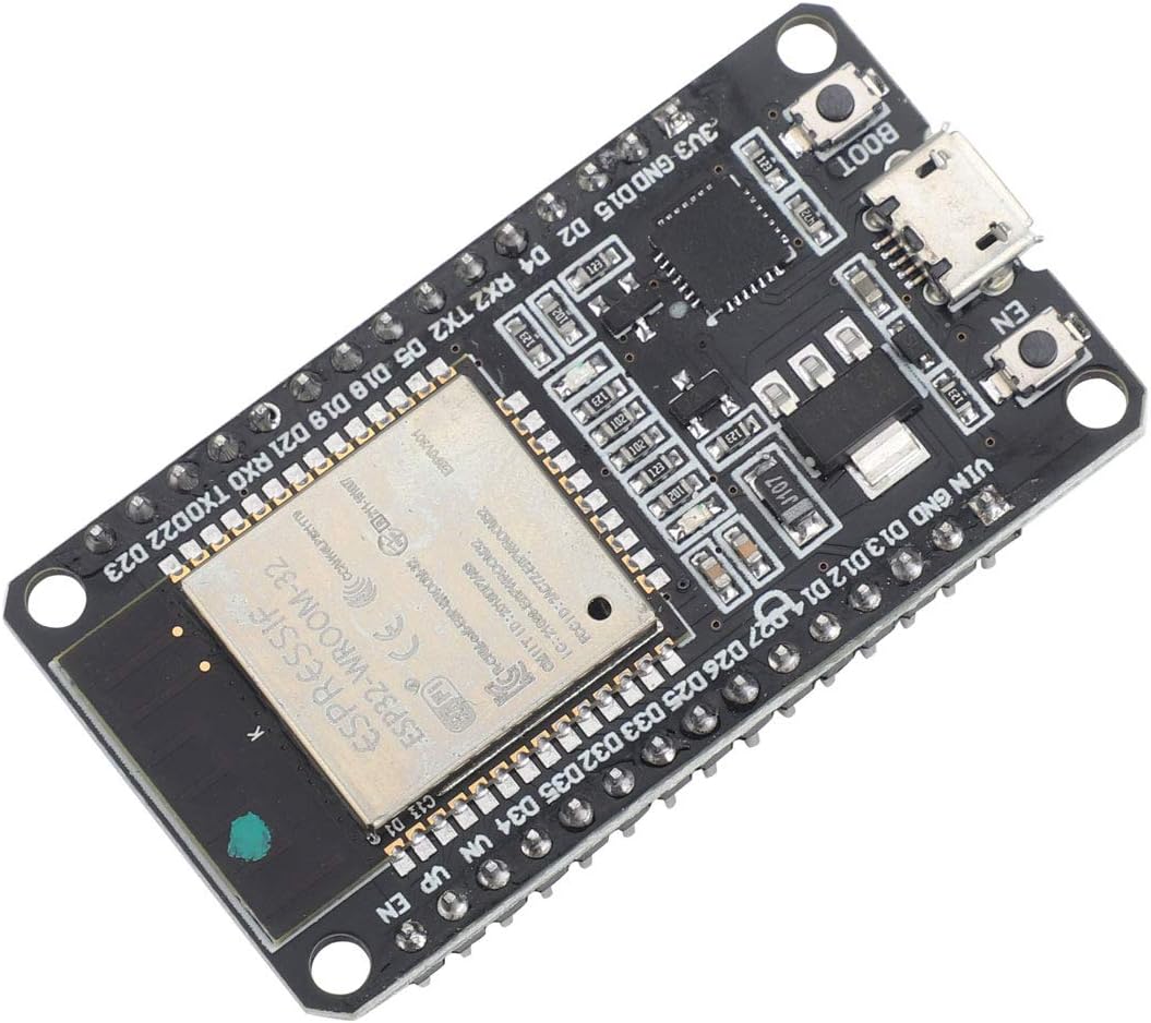 VKLSVAN ESP-WROOM-32 ESP32 ESP-32S Development Board 2.4GHz Dual-Mode WiFi + Bluetooth Dual Cores Microcontroller Processor Module for Arduino IDE Pack of 2