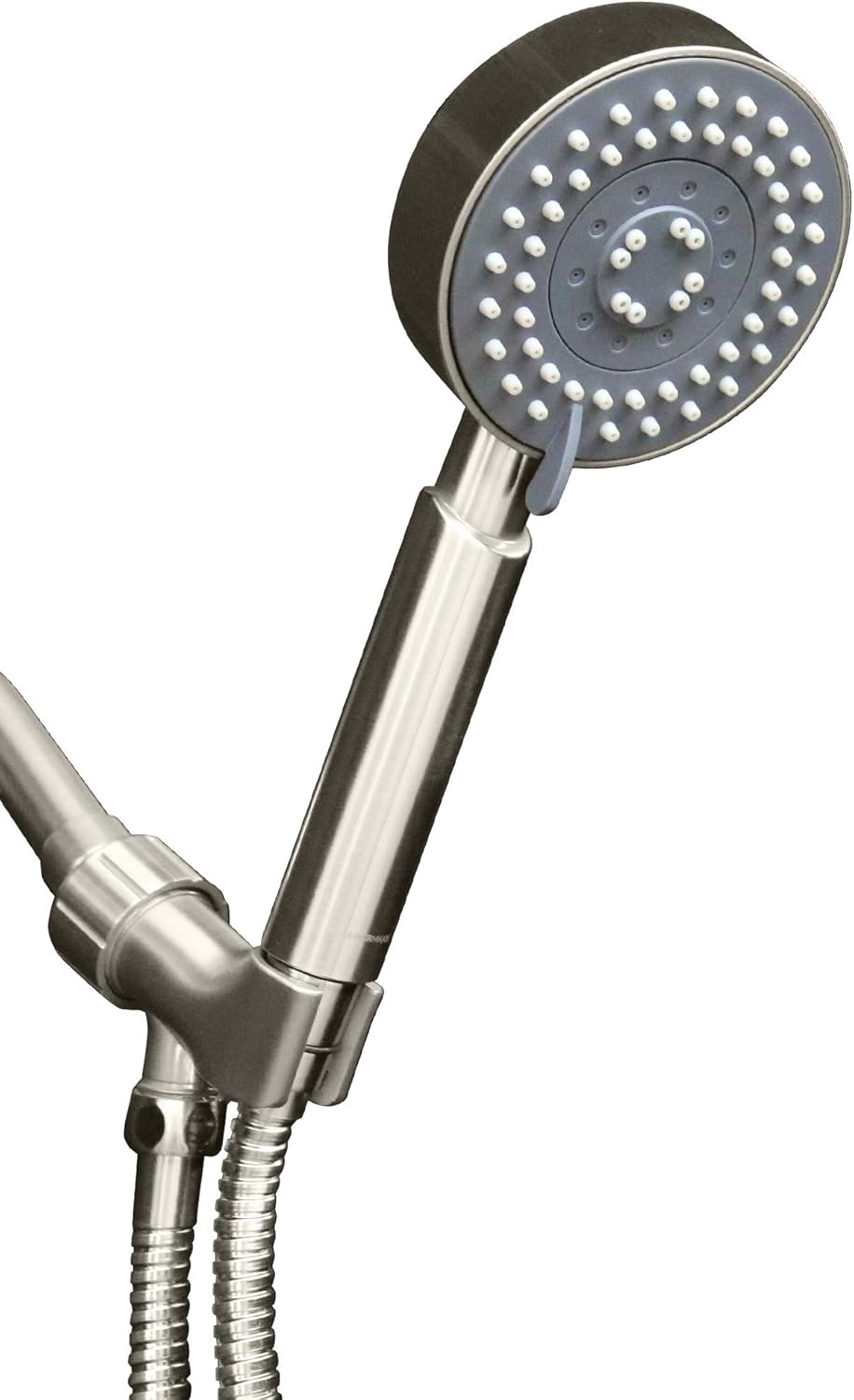 ShowerMaxx, Choice Series, 5 Spray Settings 4 inch High Pressure Hand Held Shower Head, Extra Long Stainless Steel Hose, MAXX-imize Your Shower with Showerhead in Polished Chrome Finish Pack of 2