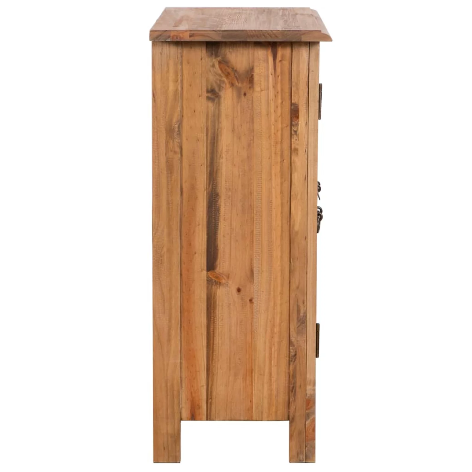 Anself Bathroom Side Cabinet with Shelf Recycled Pinewood Storage Cabinet for Washroom, Living Room, Home Furniture Decor 23.2 x 12.6 x 31.5 Inches (W x D x H)