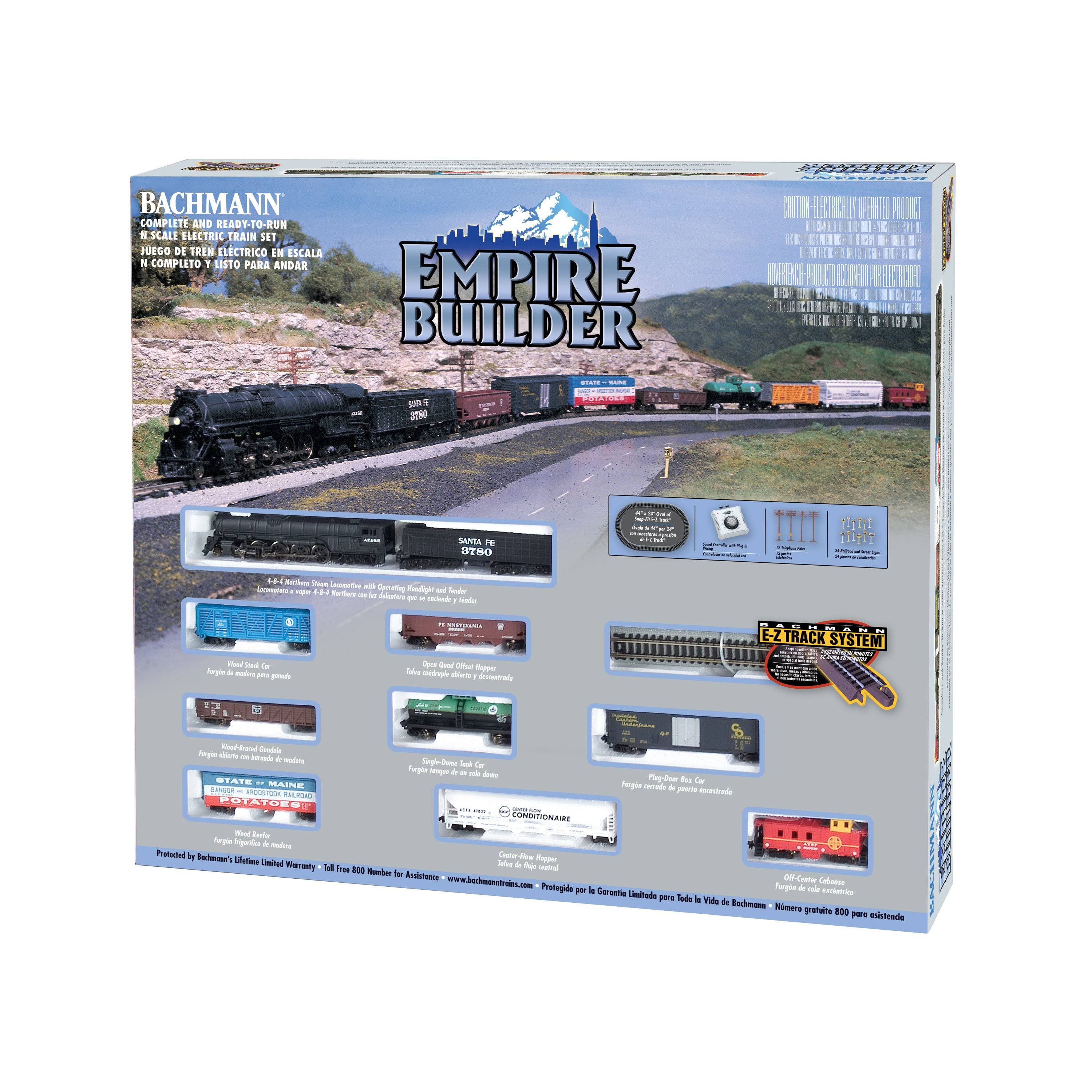Bachmann Trains Empire Builder N-Scale Electric Train Set