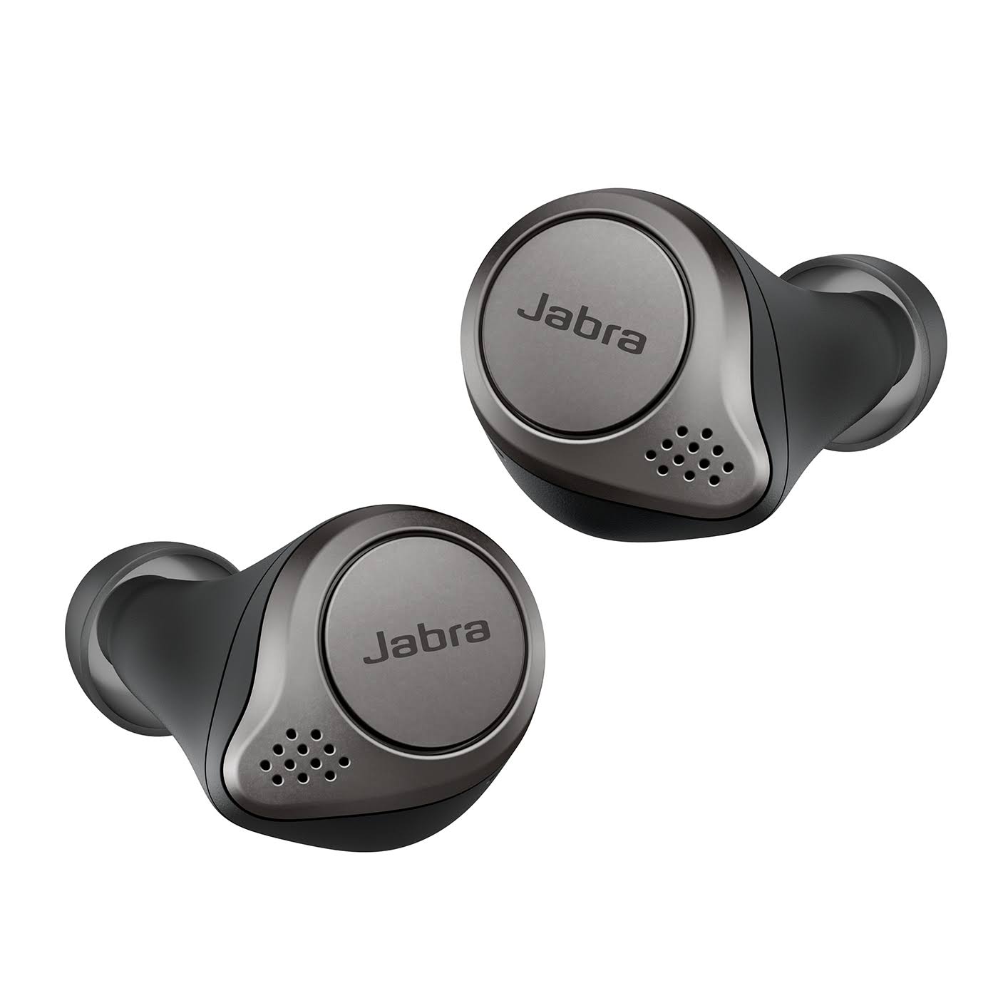 Jabra Elite 75t Bluetooth Wireless In-Ear True Earphones with Mic - Noise-Canceling - Titanium Black