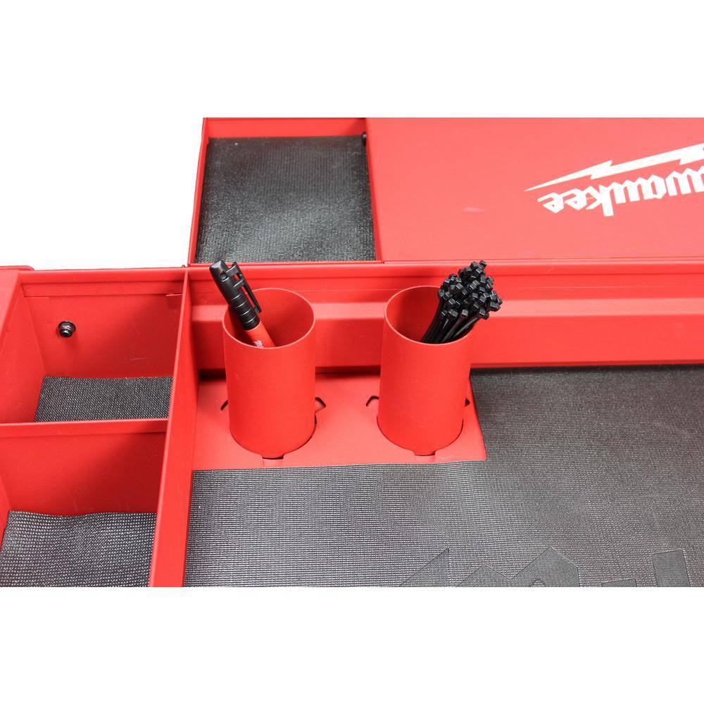 Milwaukee 40 in. 2-Drawer Steel Work Cart