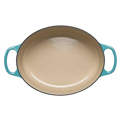 Le Creuset Signature Cast Iron 5-Quart Caribbean Oval Dutch Oven