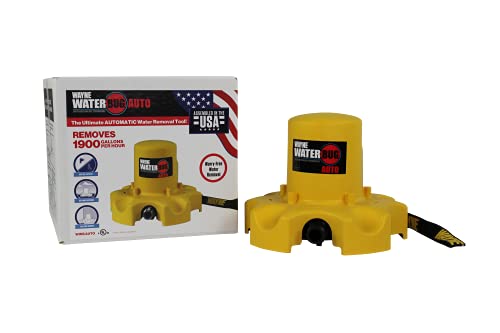 WAYNE WaterBUG 1/6 HP 1350 GPH Submersible Pump with Multi-Flo Technology