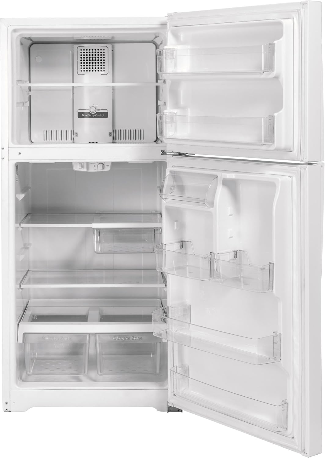 GE GTS19KGNRWW 19.2 Cu. Ft. White Top Freezer Refrigerator