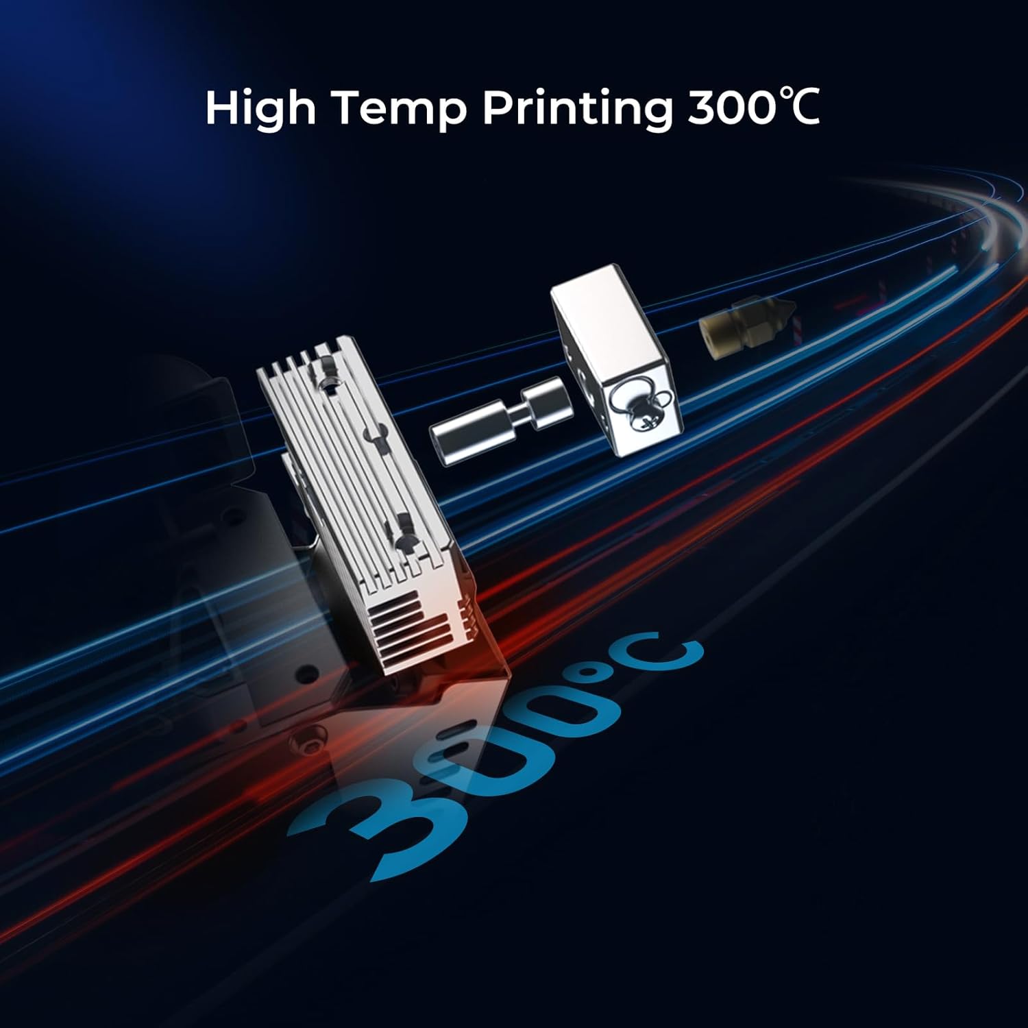 Creality Sprite Extruder Pro Kit, 300° High Temperature Printing, All Metal Direct Drive Extruder for Ender 3/Ender 3V2/Ender 3 Pro/Ender 3 Max