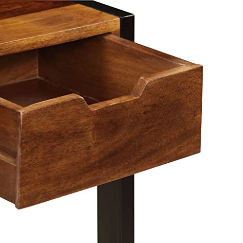 Sideboard with 3 Drawers 43.3"x13.8"x29.5" Solid Sheesham Wood,Sheesham Wood Sideboard with Drawers for Dining Room Storage and Organization Home & Kitchen Storage Furniture