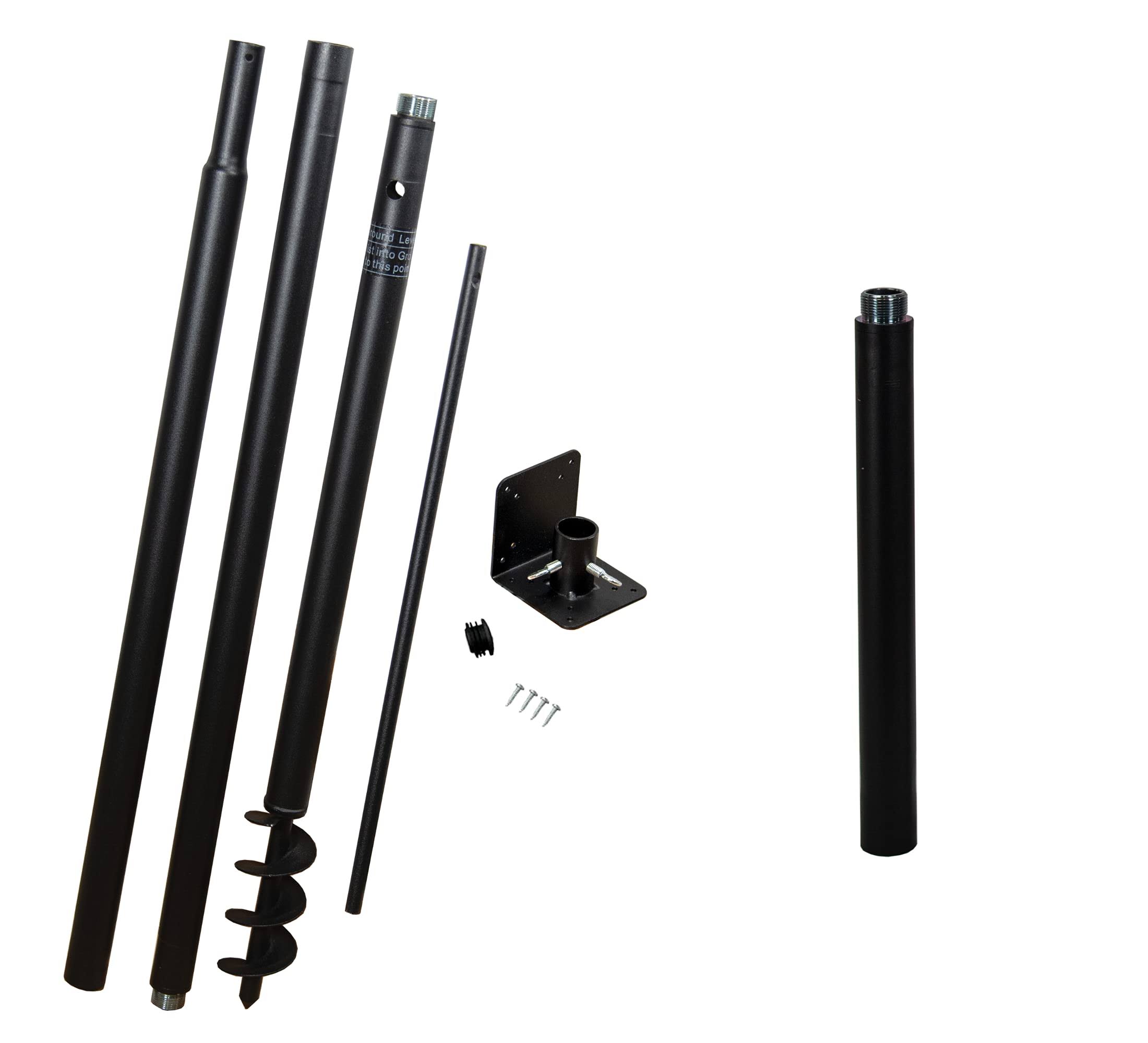 Squirrel Stopper Universal Mounting Pole Kit - Great for Post-Mounted Bird Houses and Bird Feeders, Heavy Duty Pole with Threade