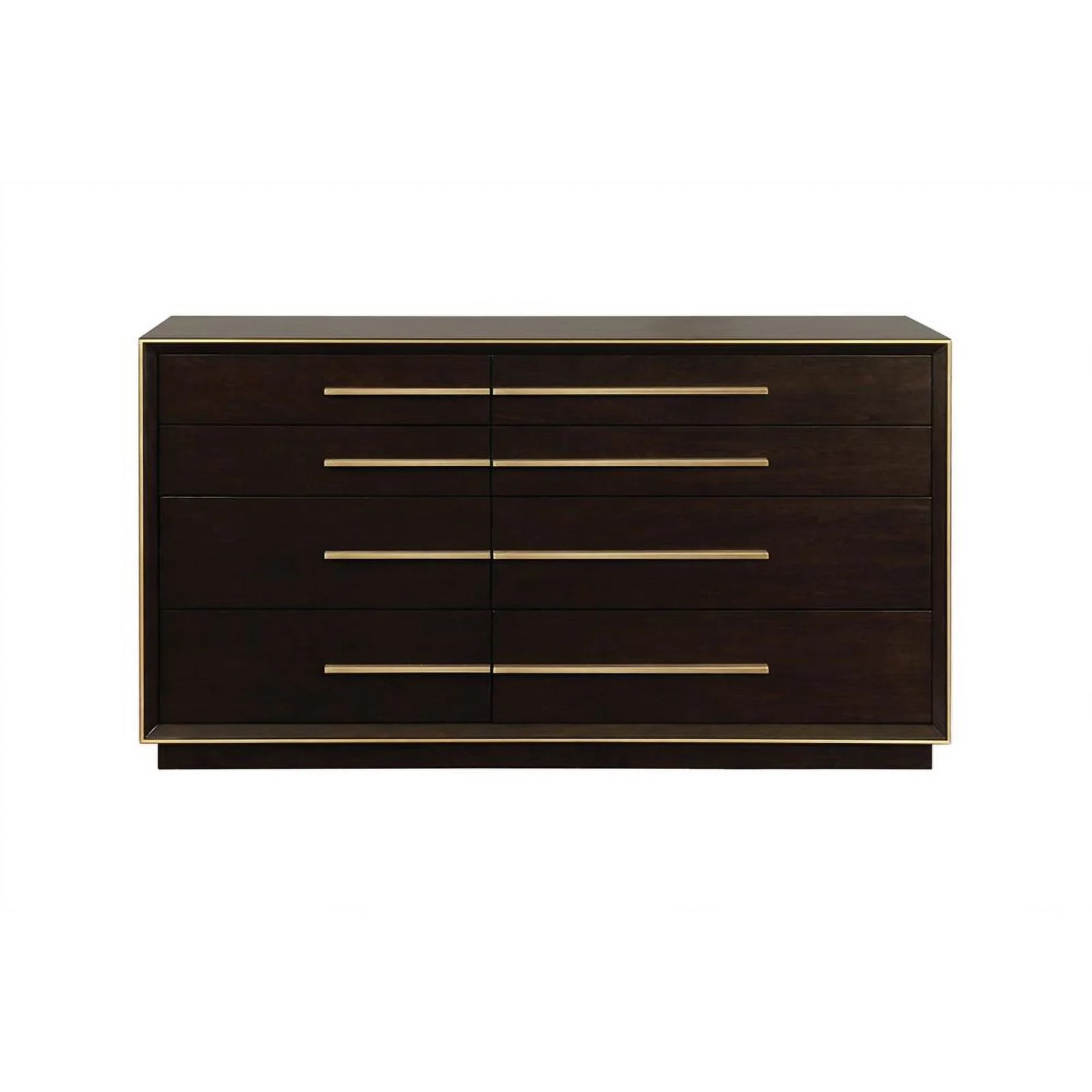 Pemberly Row 4-piece Wood California King Panel Bedroom Set in Brown and Gray