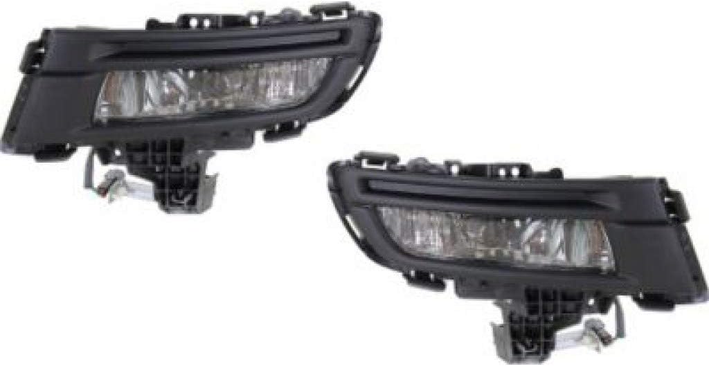 For Mazda 3 Fog Light Assembly 2007 2008 2009 Pair Driver and Passenger Side | Sedan | Sport Type | MA2592113 + MA2593113