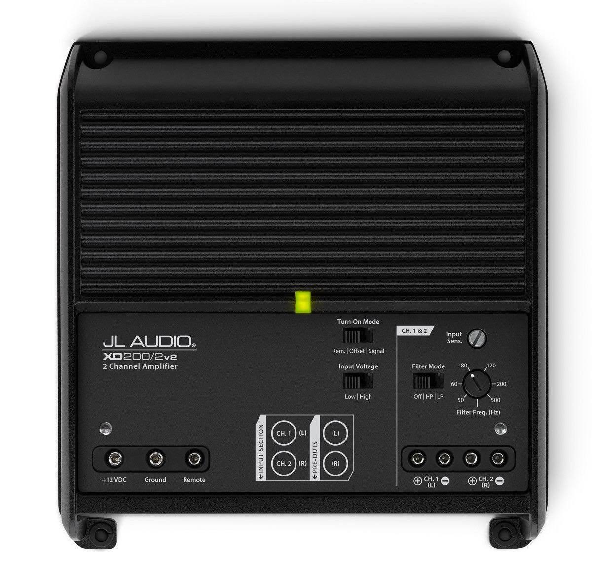 JL Audio XD200/2v2 2-Channel Class D Car Amplifier