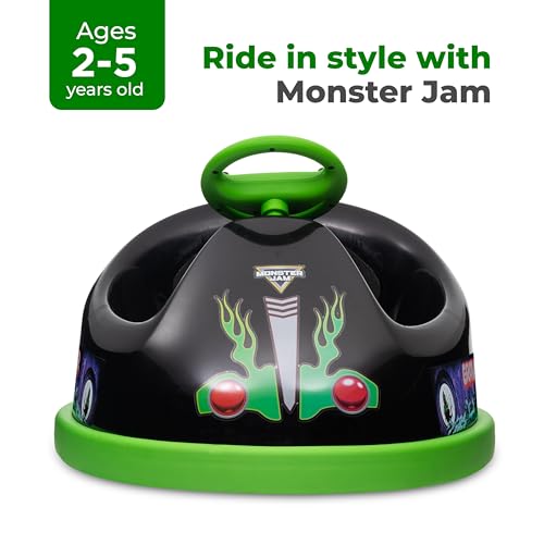 Bluey Bumper Car for Kids, 2 Speed Electric Bumper Car Vehicle, Toddler Bumper Car with Remote Control and 360 Degree Turning, 6V Motor, LED Lights, Gifts for Toddlers