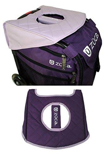 Zuca Sport Bag - Blooms with Gift Lunchbox and Seat Cover (Pink Frame)