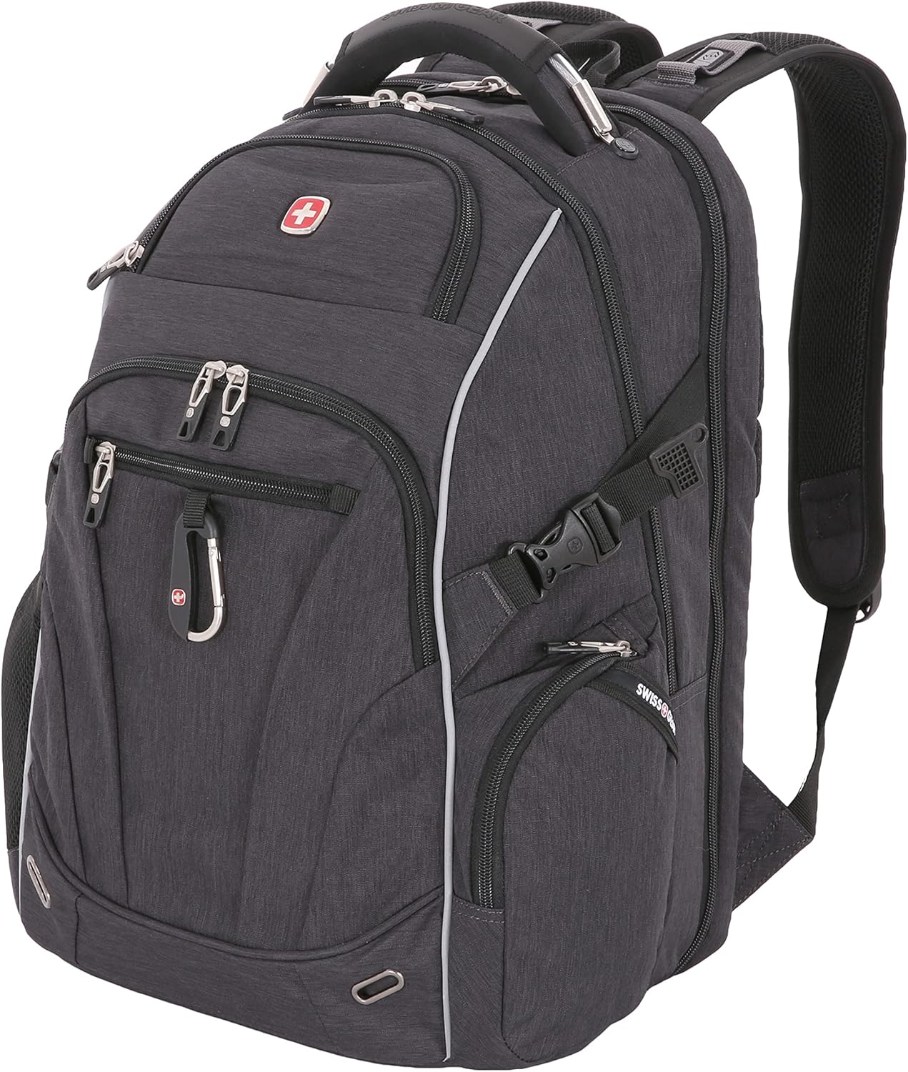 SwissGear 6752 TSA Friendly ScanSmart Laptop Backpack, Navy Ballistic, 17.75 inch
