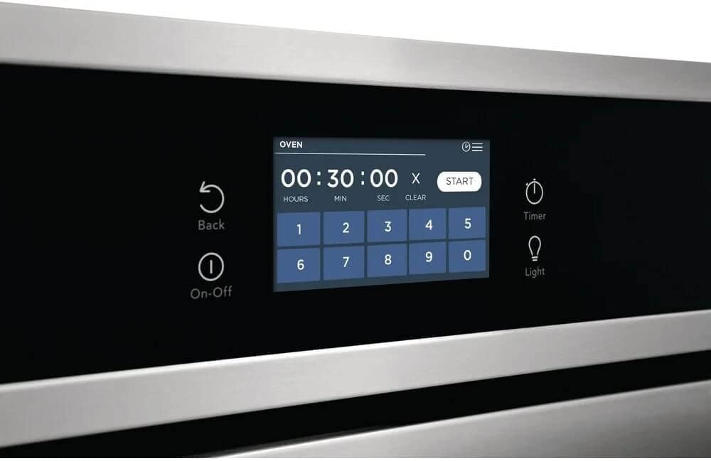 Frigidaire FCWS3027AS 30" 5.3 cu. ft. Total Capacity Electric Single Wall Oven with 2 Oven Racks, Convection, Sabbath Mode, Delay Bake, in Stainless Steel