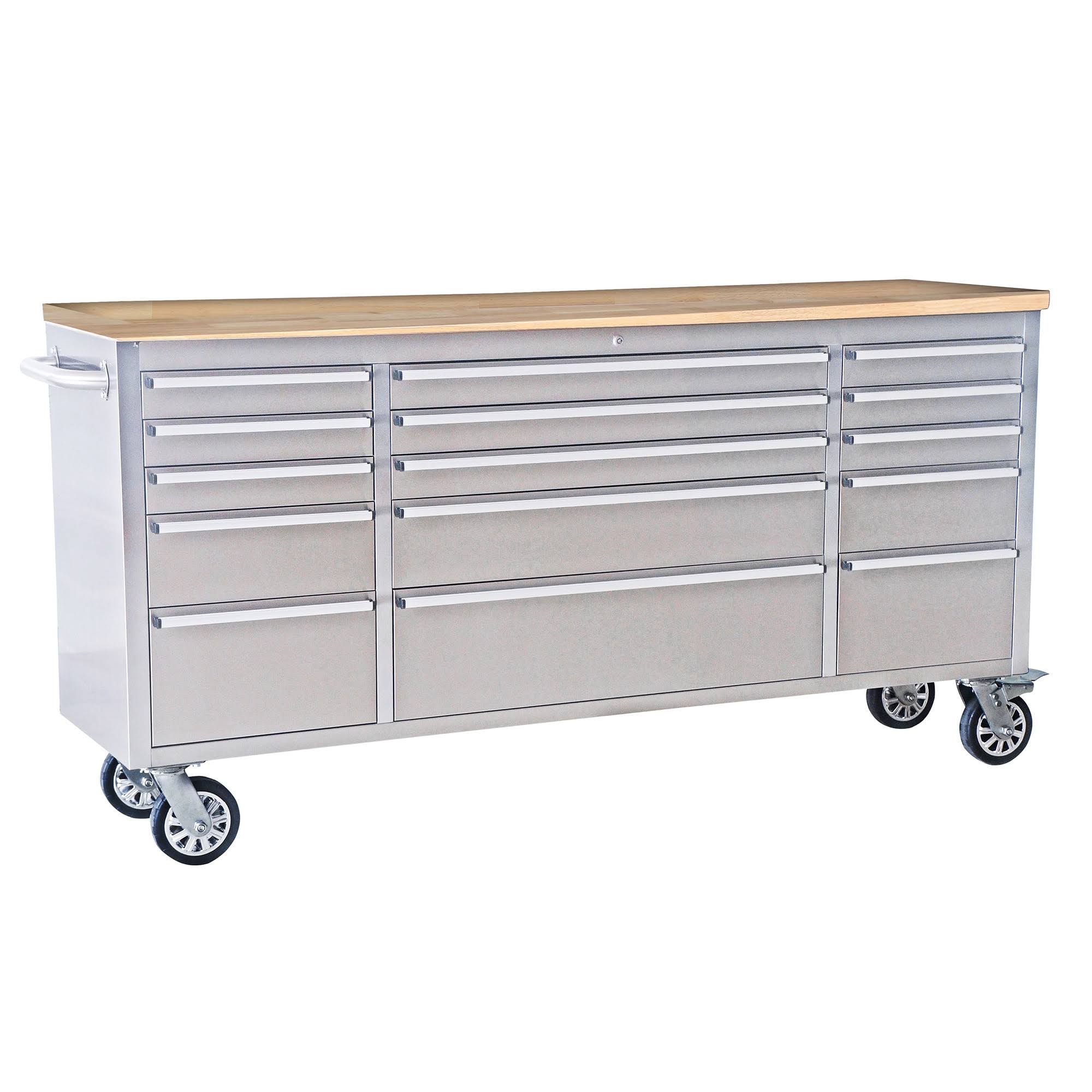 Thor Kitchen 72x22 Tool Chest with 15 Drawers