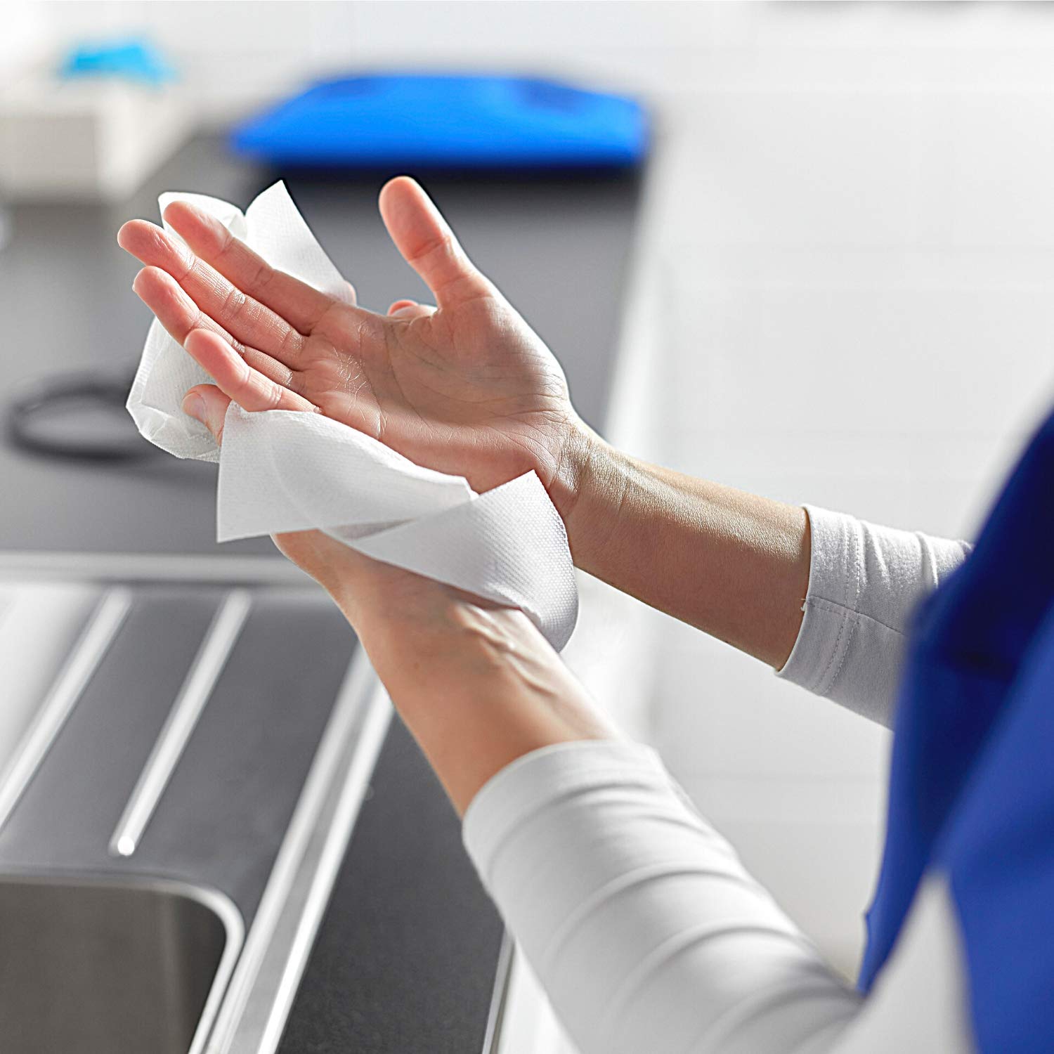 Zep Clean'Ems Hand Wipes 45 Wipes Per Canister Case of 6 (346801) Pack of 2