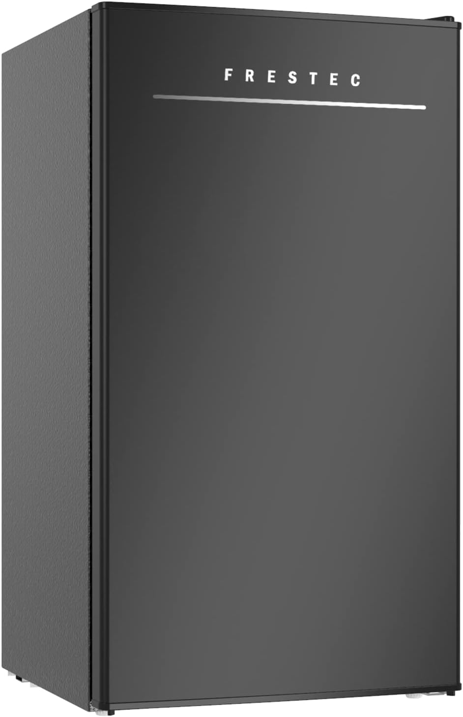Frestec Mini Fridge with Freezer,Mini Fridge for Bedroom,Small Refrigerator,Dorm Refrigerator,3.1 Cu Ft Single Door Compact,Energy Saving,Low Noise,Mini Fridge for Office (Black New Logo)