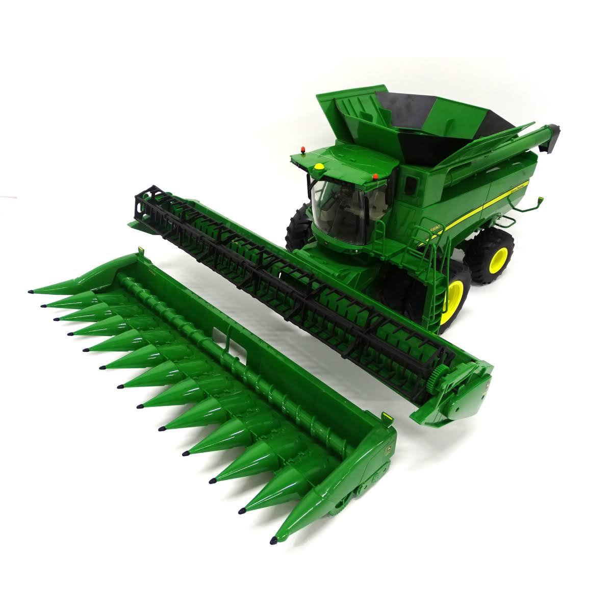 1:16 Big Farm John Deere S690 Combine with Corn and Draper Head 47101