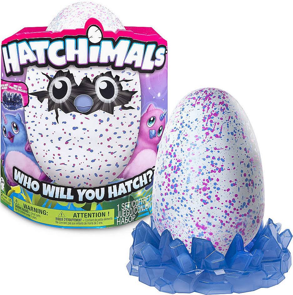 Hatchimals Owlicorn Magical Creature, Pink/Blue