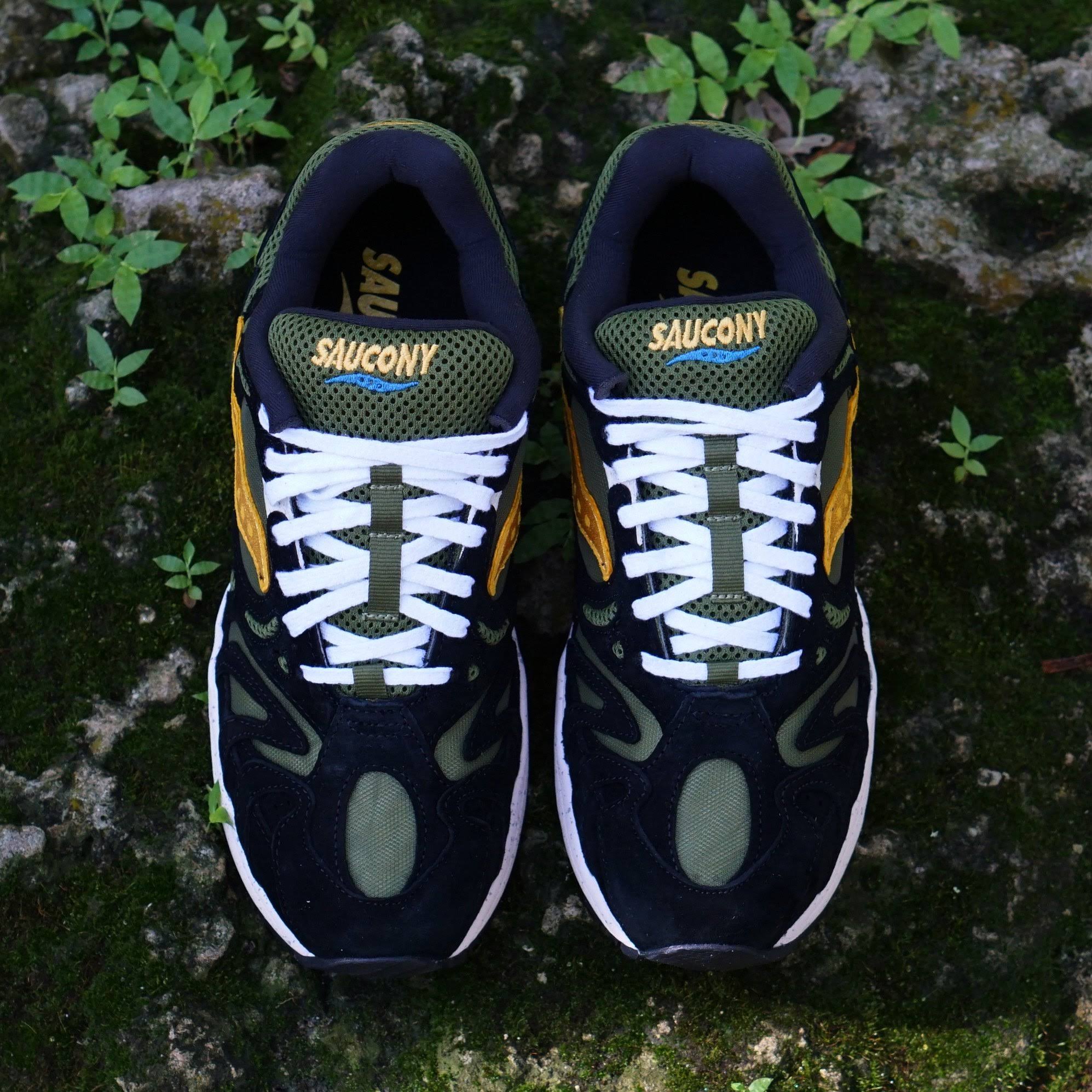 Saucony Grid Azura 2000 8.5 / Black/Yellow